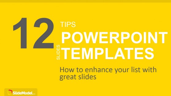 12 Tips List PowerPoint Template