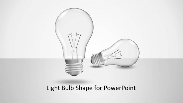 Light Bulb Shape for PowerPoint