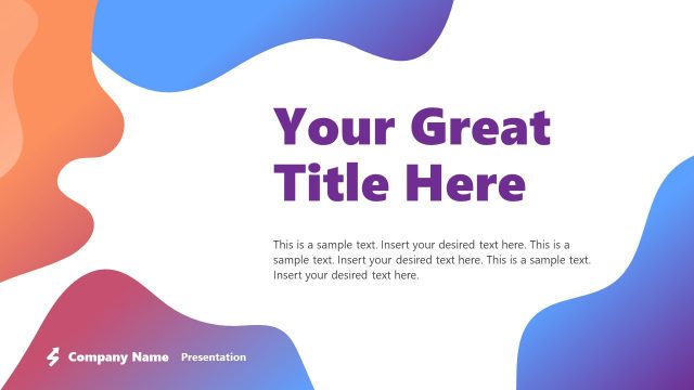 Creative Fluid Layouts PowerPoint Backgrounds
