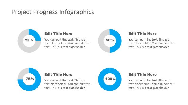 4 Progress Bar Donut Chart Templates