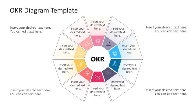 OKR Diagram Template for PowerPoint