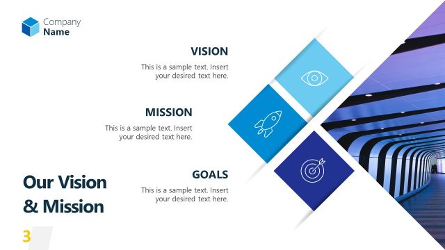 Mission and Vision PowerPoint Slide Template