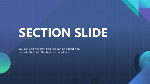 Section Header Slide – Carnival Pitch Deck Template