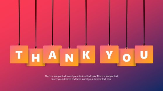 Engaging Thank You Template Layout 