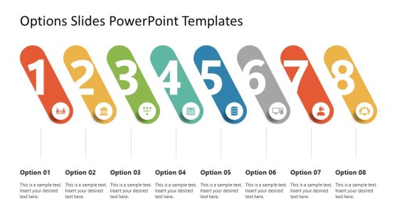 Options Numbering PowerPoint Template