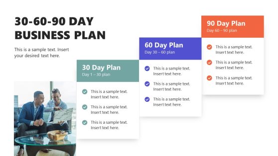 PPT Template for 30 60 90 Day Business Plan Presentation
