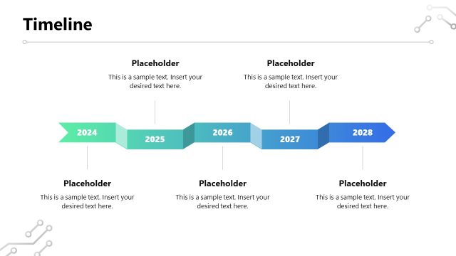 Timeline PPT Slide – AI Template