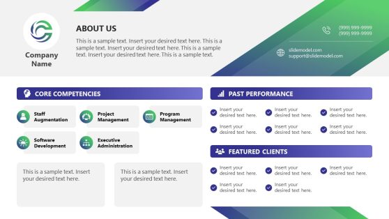 Capability Statement Presentation Template