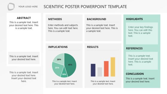 Editable Scientific Poster PPT Template