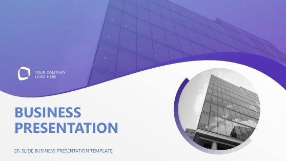 20-slide Business Template for PowerPoint 