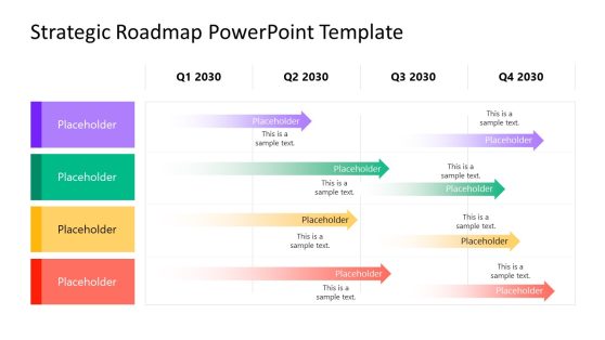 Strategic Roadmap PowerPoint Slide 