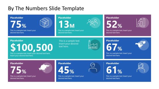 By The Numbers Template for Business Data Presentation 