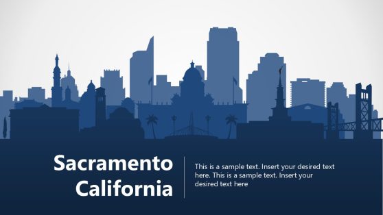 Sacramento California Template Layout 