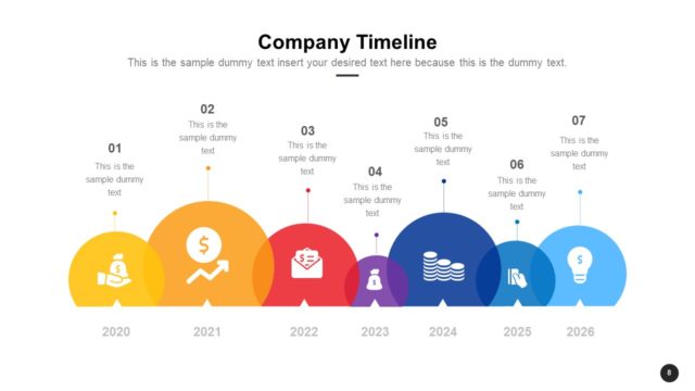 Morph Timeline PowerPoint Slide