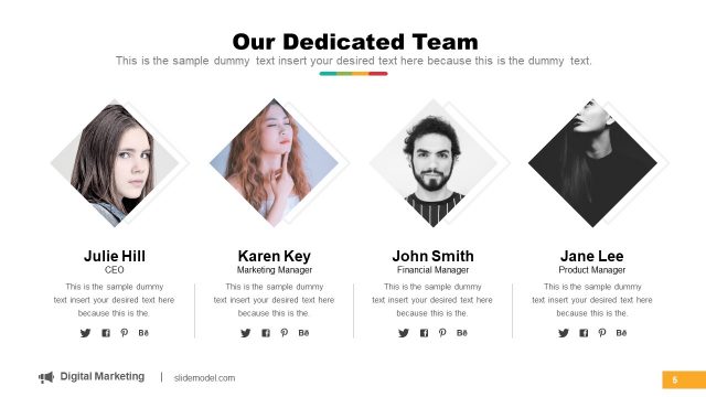 Digital Marketing Members List Template