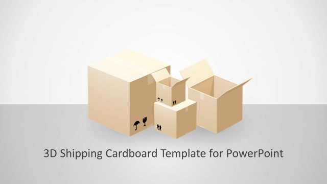 Animated 3D Shipping Cardboard PowerPoint Template