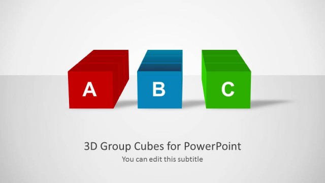 3D Concept Cubes for PowerPoint
