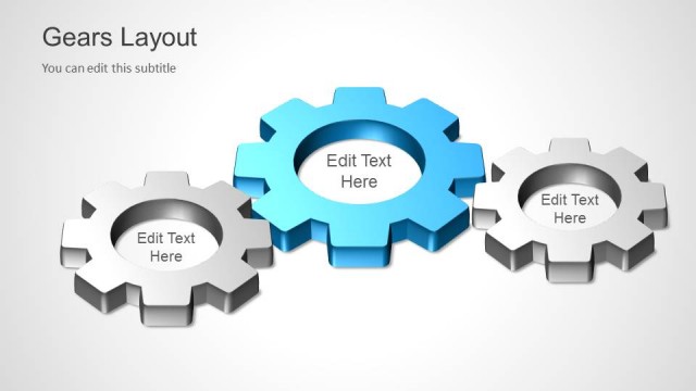 Gears Layout Template for PowerPoint
