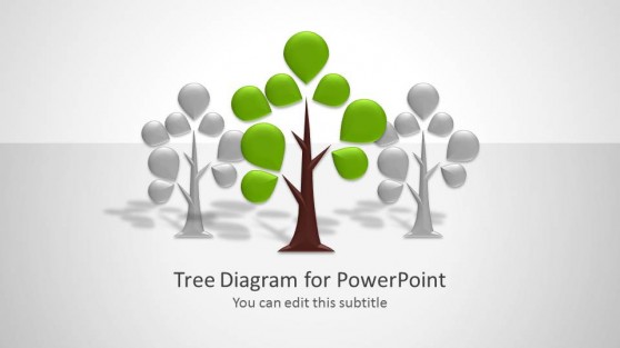 Tree Diagram Template for PowerPoint