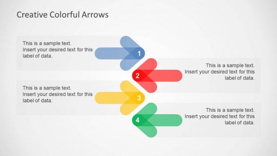 Creative Colorful Arrows Layout for PowerPoint