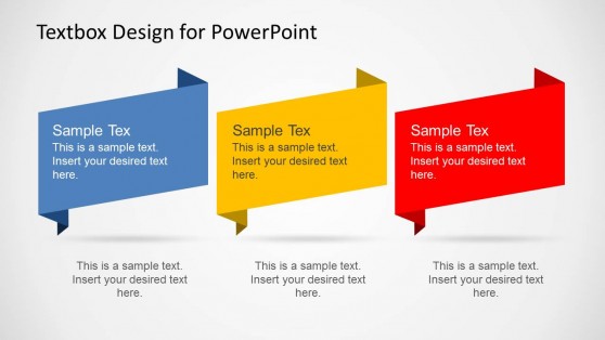3 Creative Text Boxes Slide Design