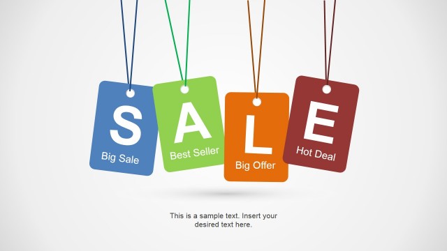 Hanging Tags PowerPoint Shapes