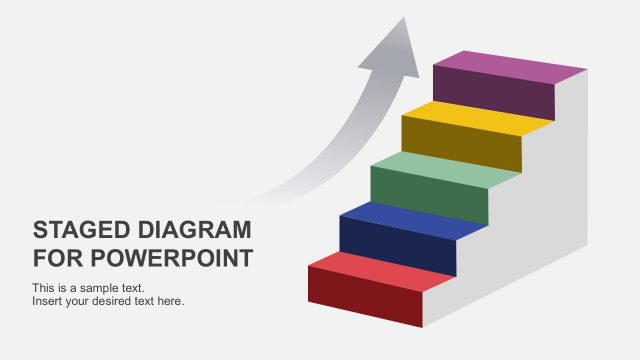 Simple Staged Diagram for PowerPoint