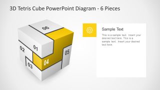Editable Presentation of Infographic Tetris