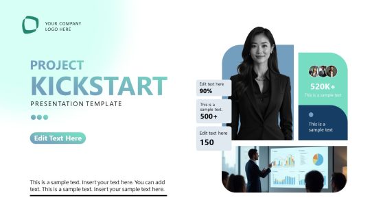 Editable Project Kickstart PPT Template