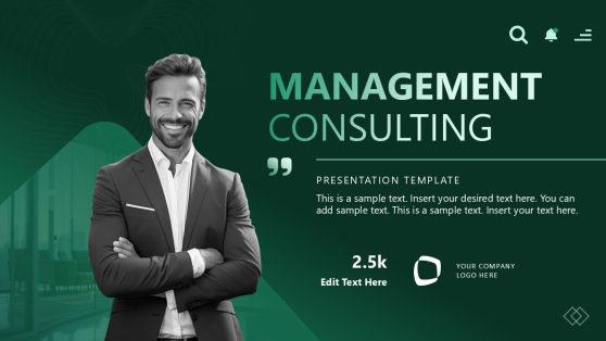Editable Management Consulting PPT Template