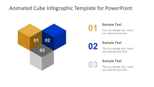 Animated Cube Infographic PowerPoint Template