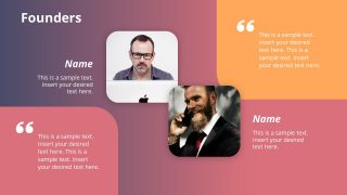 PPT Introduction of Company Founders