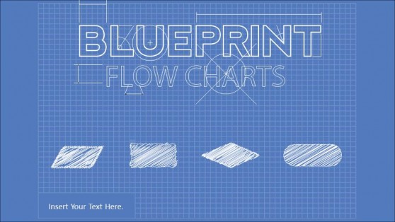 Blueprint Flowchart PowerPoint Diagram