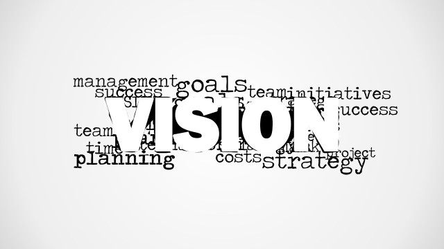 Vision Word Cloud Picture for PowerPoint