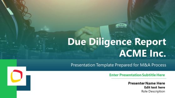 Editable Due Diligence PPT Template
