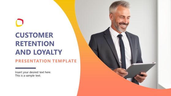 Customer Retention & Loyalty Strategy Template - Cover slide