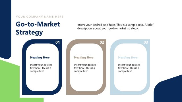Go-to-Market Strategy Presentation Slide for Investment Proposal