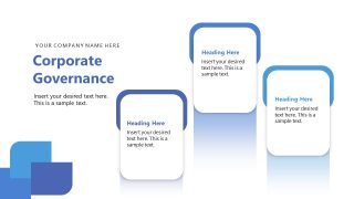 Editable Corporate Governance PowerPoint Slide 