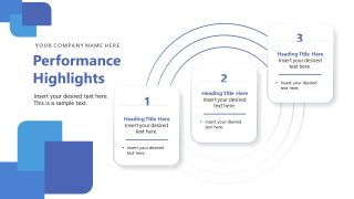 Annual Report Template Layout for Presentation 