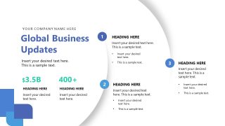 Professional Annual Report Template for Presentation 
