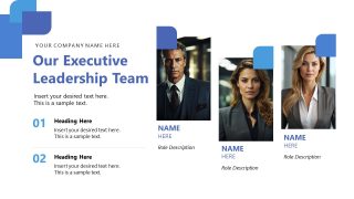 Professional Annual Report Slide PPT Template 