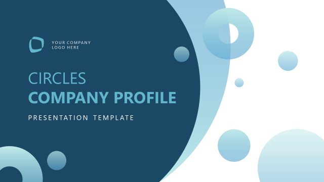 Circles Company Profile PowerPoint Template