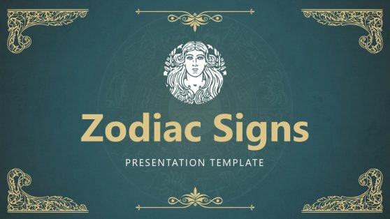 Editable Zodiac Signs PowerPoint Template