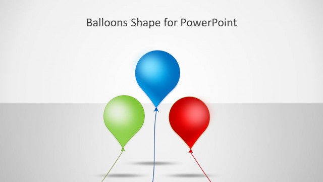 Balloons Shape for PowerPoint